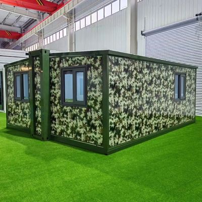 Maison de luxe préfabriquée avec conteneur mobile et toit en panneaux sandwich EPS