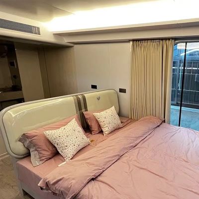 Capsule spatiale maison préfabriquée moderne couleur personnalisée contemporaine
