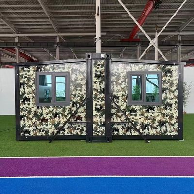 Maison de luxe préfabriquée avec conteneur mobile et toit en panneaux sandwich EPS