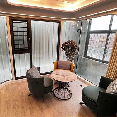 Capsule spatiale maison préfabriquée moderne couleur personnalisée contemporaine