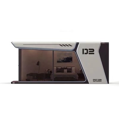 Vente Villa de plage de luxe avec une maison capsule spatiale mobile préfabriquée.