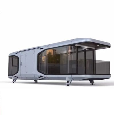 Maison-capsule de l'espace de vie Luxe maison préfabriquée moderne