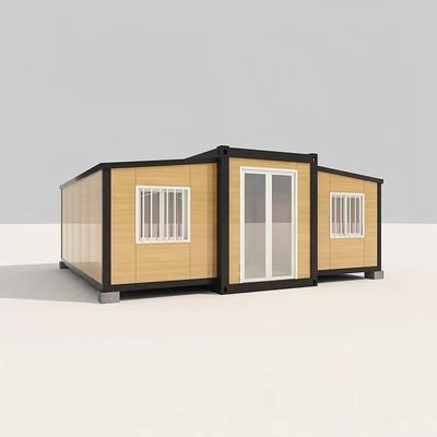 Maison de conteneur portable pliable préfabriquée de 20 pieds pour bureaux et maisons