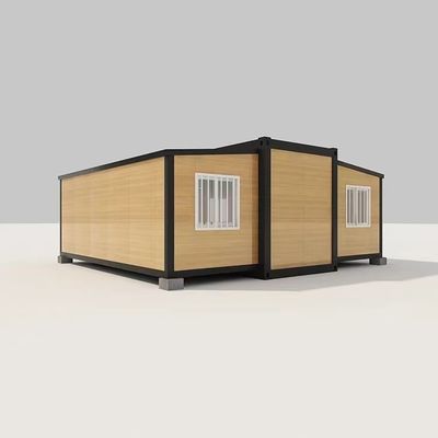 Maison de conteneur portable pliable préfabriquée de 20 pieds pour bureaux et maisons
