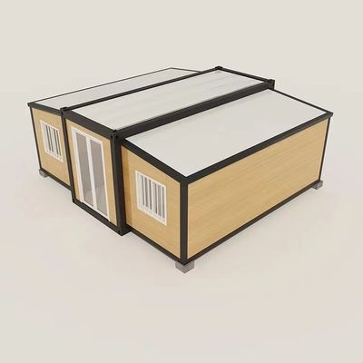 Maison de conteneur portable pliable préfabriquée de 20 pieds pour bureaux et maisons