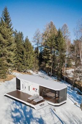 Hôtel Space Capsule Design moderne maison de conteneurs préfabriquée avec support technique en ligne