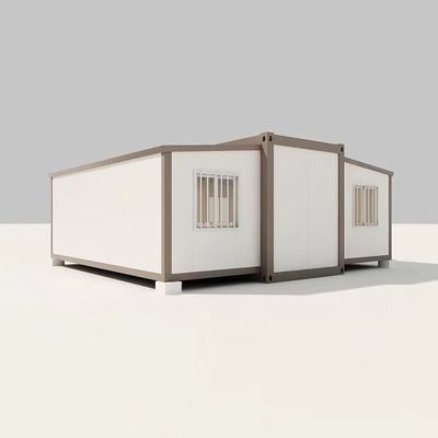 Maison de conteneurs pliables de 20 pieds avec boîte d'expansion à double aile