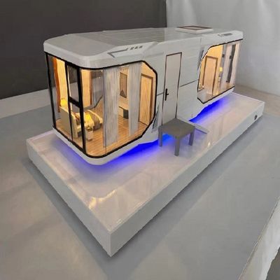 Conception contemporaine Style Capsule solaire maison de l'espace Le conteneur expandable ultime